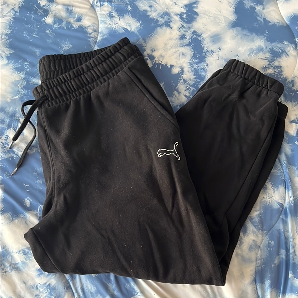 Puma Women’s Fleece Black Sweatpants